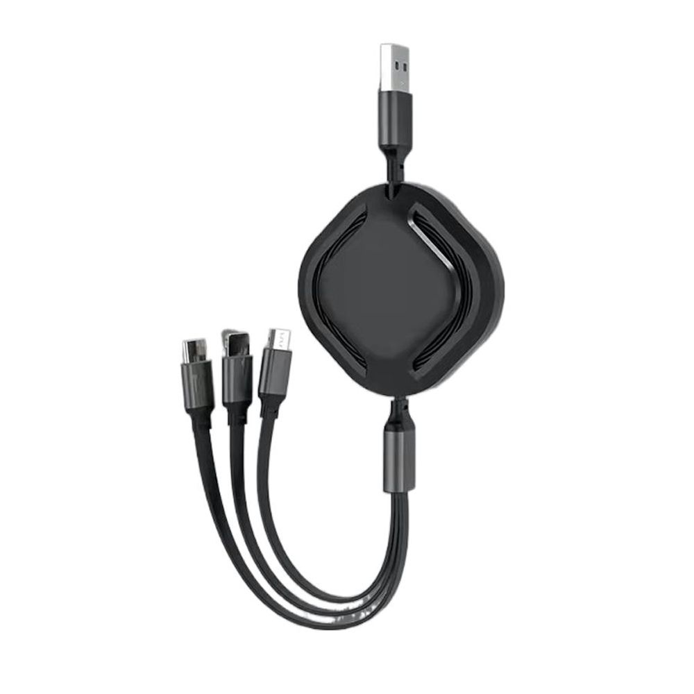 Зажимы для кабеля зарядки Кабель USB для зарядки Кабель для быстрой зарядки Кабель-брелок Выдвижной провод для зарядки