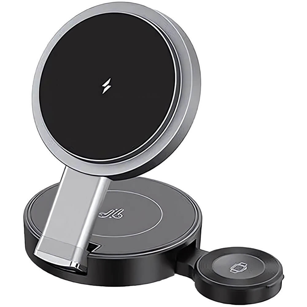 Беспроводное зарядное устройство Usams US-CD234 15W 3 in 1 (CD234WXC01) серый