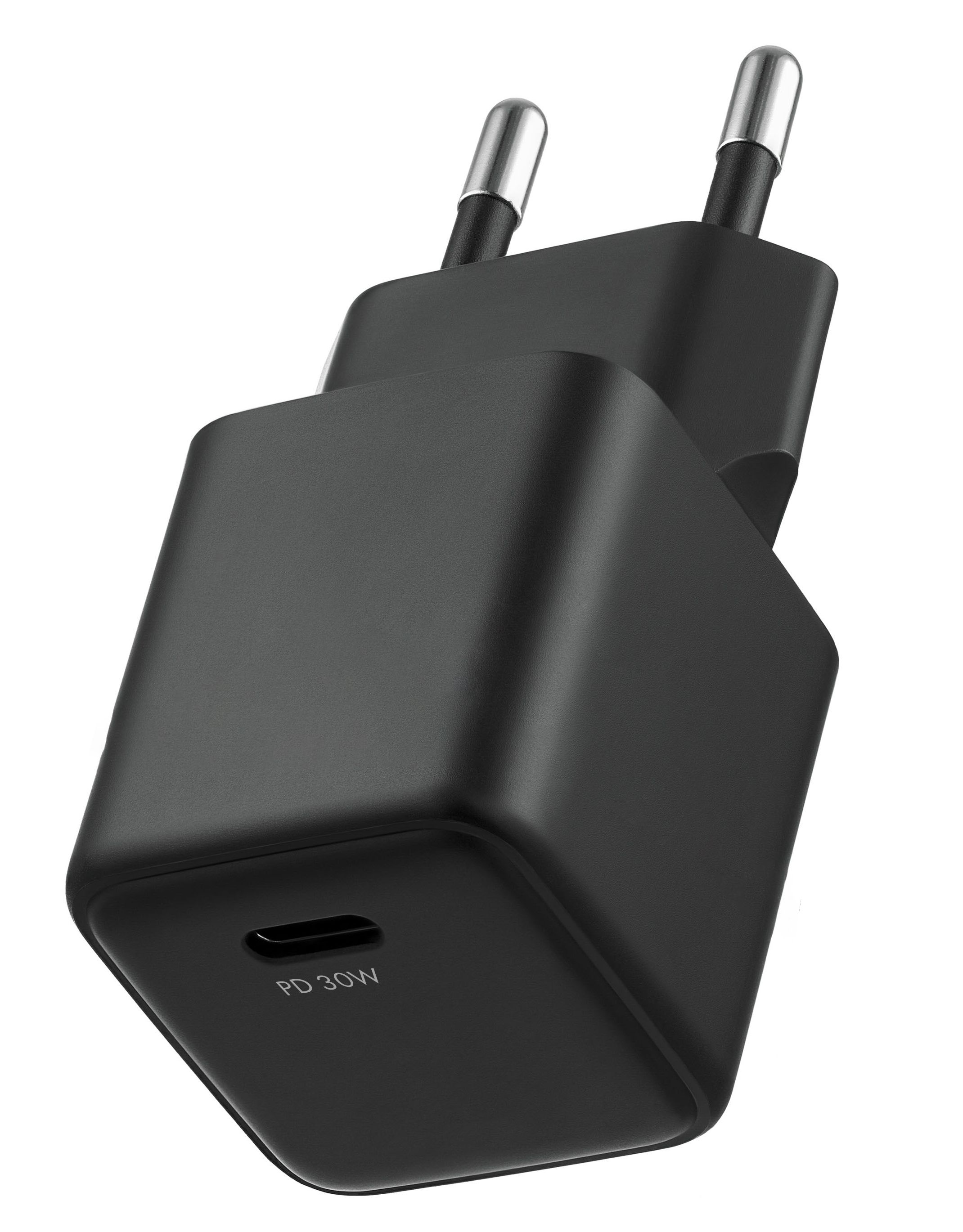 Питание и кабели moonfish Сетевое зарядное устройство USB-C, GaN, PD, 30 Вт, черный